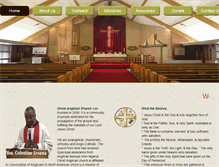 Tablet Screenshot of christanglicanchurch.org